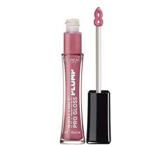 LOreal Paris Infallible Pro Gloss Plump Lip Gloss with Hyaluronic Acid, Mauve Glow, 0.21 fl. oz.