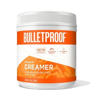Keto Creamer, Unflavored, 2g Net Carbs, 10g Healthy Fats from MCT Oil, Grass Fed Butter, 0g Sugar, Bulletproof Coffee Creamer for Sustained Energy