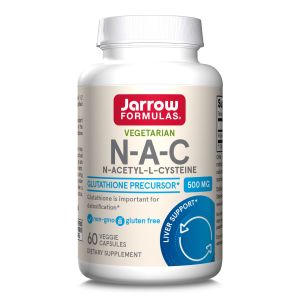 Jarrow Formulas Vegetarian N-A-C, 500 mg, 60 Veggies Capsules"