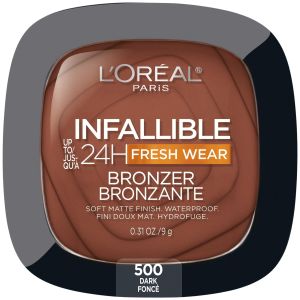 LOreal Paris Infallible Soft Matte Bronzer, Dark, 0.31 oz