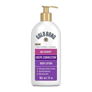 Gold Bond Age Renew Crepe Corrector Hand Moisturizer, Body Lotion, and Face Cream for Tighter Skin, 14 oz"