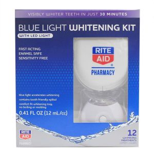 Rite Aid Blue Light Enamel Safe and Sensitivity free, Advanced and Fast Acting Whitening Kit