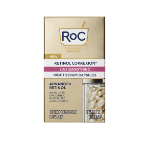 RoC Retinol Correxion Capsules, Anti-Aging Night Serum, Anti-Wrinkle Treatment, 30 Ct