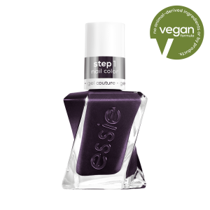essie Gel Couture Nail Polish, Deep Purple, Embossed Lady, 0.46 fl oz Bottle