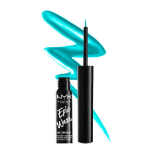 NYX Professional Makeup Epic Wear Metallic Liquid Liner, Long-Lasting Waterproof Liquid Eyeliner, Teal Metal
