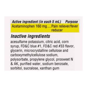 Pediacare Childrens Acetaminophen Grape 4oz