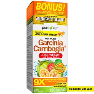 100% Garcinia Cambogia Weight Loss Supplements with Green Coffee Extract, Caffeine Free, Gluten Free, 100 Veggie Tablets