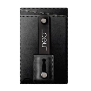 Quest NW18-BK Neo Slim Grip Phone Wallet Holder with Kickstand for Smartphones, Black (New Open Box)