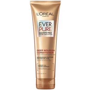 LOreal EverCreme Deep Nourish Moisturizing Sulfate Free Conditioner, for Dry Hair, 8.5 fl oz