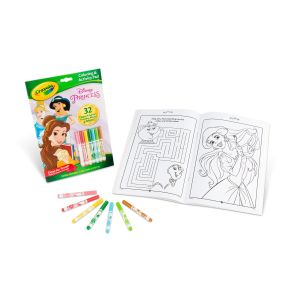 Crayola Disney Princess Coloring and Activity Book, 32 pages
