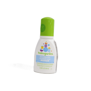 Babyganics Foaming Dish Soap for Travel, Fragrance Free, 3.38oz"