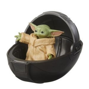 Star Wars Grogu and Hover Pram Toy 6-inch-Scale The Mandalorian Action Figure, Toys for Kids Ages 4 and Up