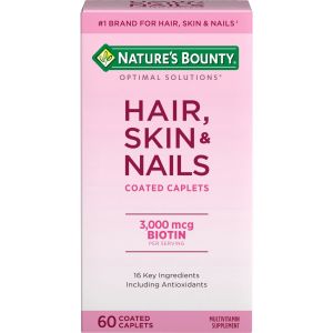 Nature's Bounty Hair, Skin & Nails Coated Caplets 60 Cplts"