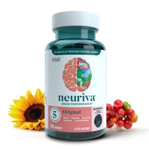 Neuriva Original Brain Health Supplement, Support for Memory and Focus, Grape, 50ct Gummies"
