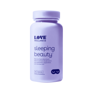 Love Wellness, Sleeping Beauty Pills, Melatonin, Magnesium, Vegan, Lights Out, 60 Capsules"
