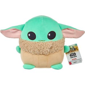 Star Wars Cuutopia 7-in Grogu Plush Character, Soft Rounded Pillow Doll for 3 Years & Up