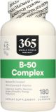 365 by Whole Foods Market, Supplements - Vitamins, B-50 Complex, 180 Count