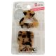 Scunci Real Style Jaw Clips, Hand Finished Assorted, 2 Ct