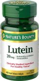 Nature's Bounty Lutein Softgels, 20 Mg, 40 Ct