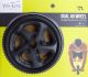 VIVI Life Fitness PF-V8182-BLK Dual Ab Wheel, Black
