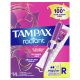 Tampax Radiant Tampons with LeakGuard Braid, Regular Absorbency, 14 Count
