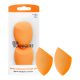 Real Techniques Miracle Complexion Makeup Sponge, Makeup Sponge for Foundation, Orange, 2 Count