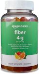 Amazon Basics Fiber 4g Gummy - Digestive Health, Supports Regularity - Orange, Lemon & Strawberry Flavor - 90 Gummies - 45 Servings