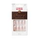 KISS Classy Press-On Nails, White French Tips, Medium Length, Almond Shape, 31 Ct.