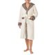 Member's Mark Women's Hooded Plush Robe with Faux Fur Accents (Ivory, L/XL) - 1061208296-1.jpg