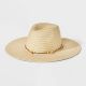 Straw Panama Hat - Universal Thread™ Tan S/M - 1063963255-1.jpg