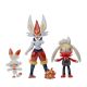 Pokemon Select Scorbunny Flambino & Hopplo Evolution Figure 3-Pack - 1064007616-1.jpg