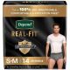 Depend Real Fit Incontinence Convenience Pack Underwear for Men - S/M - Gray - 14ct - 1064028710-1.jpg