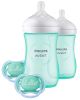 Philips AVENT Natural Baby Bottle with Natural Response Nipple, Teal Baby Gift Set, SCD