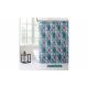 Alma 14-Piece Bath Rug Sets with Waterproof Peva Shower Curtain 17x24 Rubber Microfiber Alma - Teal Beige - 121356136-1.jpg