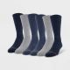 Signature Gold by GOLDTOE Men's Repreve Modern Essential Crew Socks 6pk - Denim Blue 6-12.5 - 122400503-1.jpg