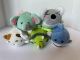 Lot of 5 Smoochy Pals Soft Plush Small Backpack Clip Keychain Stuffed Animals - 1271758887-1.jpg
