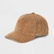 Men's Corduroy Collar 5 Panel Baseball Hat - Original Use™ Camel - 1276058164-1.jpg