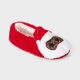 Women's Santa Sunglasses Faux Fur Christmas Slipper Socks with Grippers - Wondershop™ Red M/L - 1276080515-1.jpg