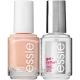 Essie Gel Setter Longwear & Shine Color Kit High Class Affair Nude Nail Polish + Top Coat Gifts for Women and Men 0.46Oz Each