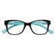 ICU Eyewear Screen Vision Blue Light Filtering Oval Glasses - Black/Turquoise - 198502998-1.jpg