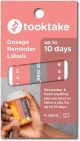 TOOKTAKE 10 day Dosage Reminder Labels for Vitamins and Medication in all forms. - 1bb86780-0e60-4aef-b3f1-6cd261af4845.265d316920bb18e05e14f1aa6b37fbf8.jpg