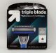 Up & Up Triple Blade Replacement Cartridges 4 Count - 231cfddc-82d1-4aad-b230-854769797ad0.6d7c28695fe7a79cb89b5cf5e7b53b9f.jpg