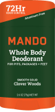 Mando Whole Body Deodorant for Men - Smooth Solid Stick - Aluminum Free - Clover Woods - 2.6oz - 2348deef-a791-47ac-a00e-7644a36c5763.87fbb8b2c53b19ec0550b8222b892905.png