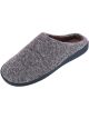 Isotoner  Heathered Knit Hoodback Slipper (Men) - 247ea69b-8406-4499-9485-93ee55df303f.02afbf72dfe6672ada23bdc3e30eb75b.jpg