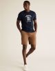 Marks & Spencer Pure Cotton Graphic T-Shirt - Dark Navy - US M - 261308330-1.jpg
