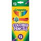 Crayola Colored Pencil Set, 12 Ct, Back to School Supplies for Kids, Classroom Supplies, Teacher Gift