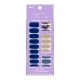 Dashing Diva Gloss Ultra Shine Gel Strip, 34 Strips Including Accent Colors, Blue Vixen
