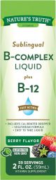 Vitamin B Complex Siblingual Liquid | 2oz | Berry Flavor | By Nature's Truth - 283d5dec-833c-46ad-8559-b914806a2a3a.6f105a2ebd701319d10ef11cd4dc075b.jpg