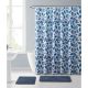 Coastal Blue Shells 13Pc Shower Curtain- Westin Fabric - Blue - 294851952-1.jpg