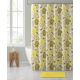 Tayson Zinnias Flower Floral Peva Shower Curtain Set with Bath Rug Gold - 295135838-1.jpg